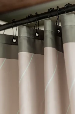 Shower Curtains^Mette Ditmer Subtle shower curtain 150x200 cm, Mint Beige