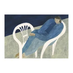 Posters^Fine Little Day Summer evening poster, 50x70 cm Blue