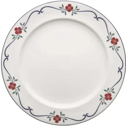 Dinner Plates^Rörstrand Sundborn plate, 27 cm BlueRed