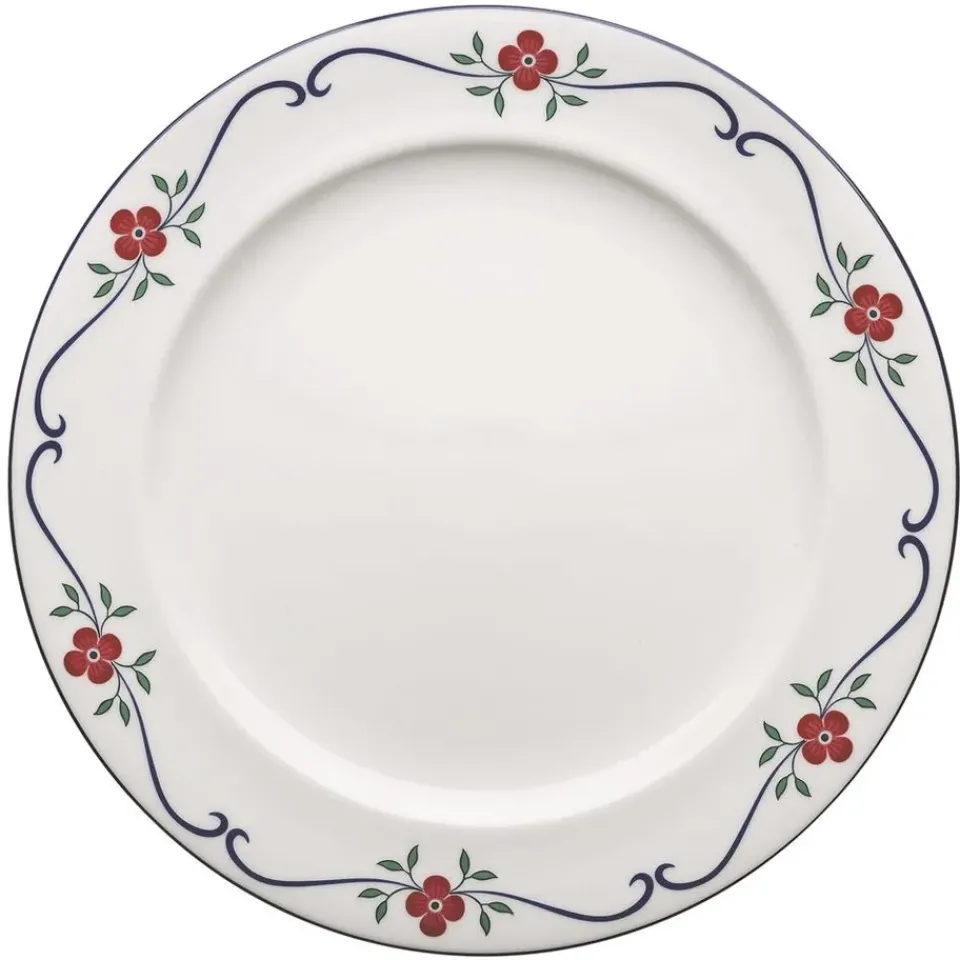 Dinner Plates^Rörstrand Sundborn plate, 27 cm BlueRed