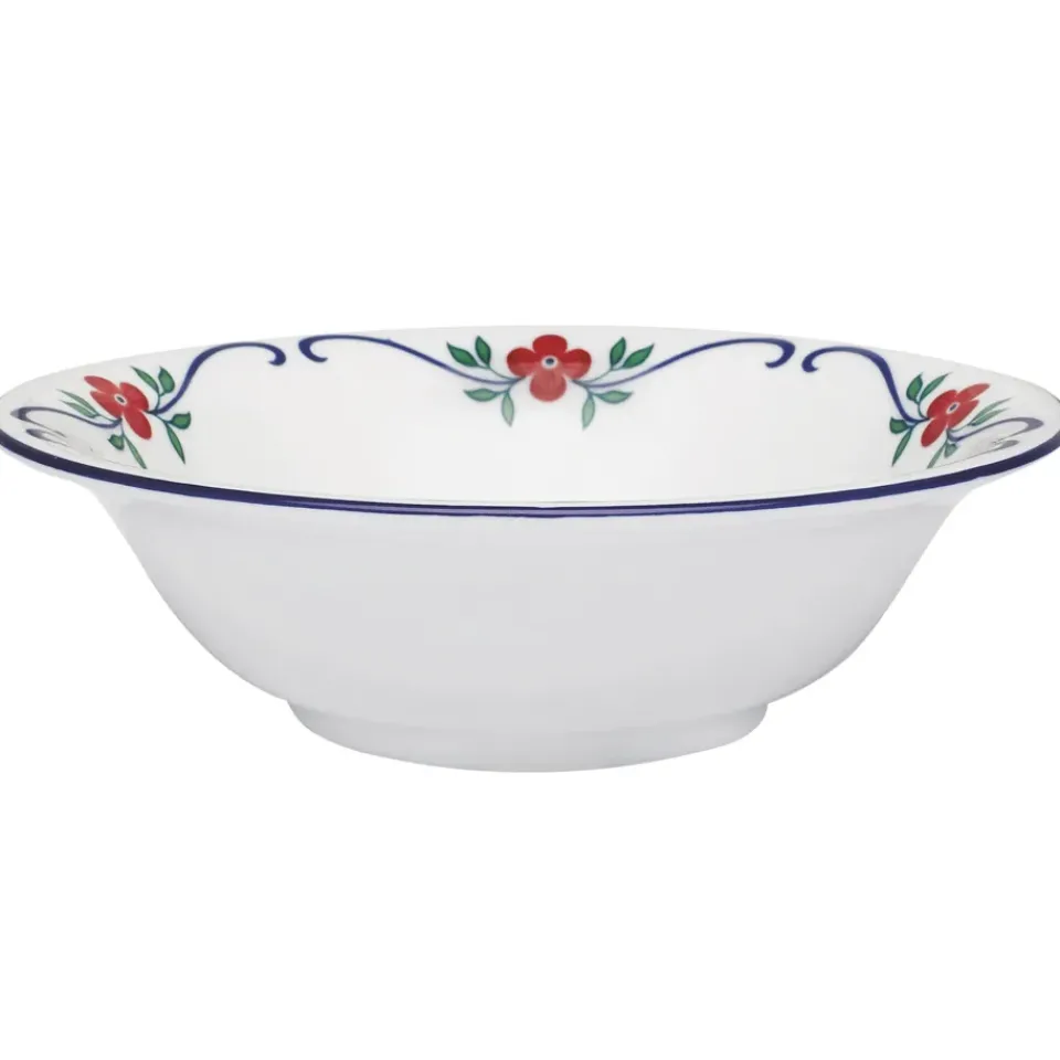 Deep Plates^Rörstrand Sundborn plate deep, 16 cm BlueRed