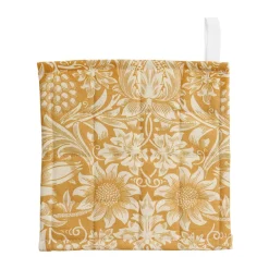 Best Klippan Yllefabrik Sunflower oven mitt 20x20 cm, Golden Beige