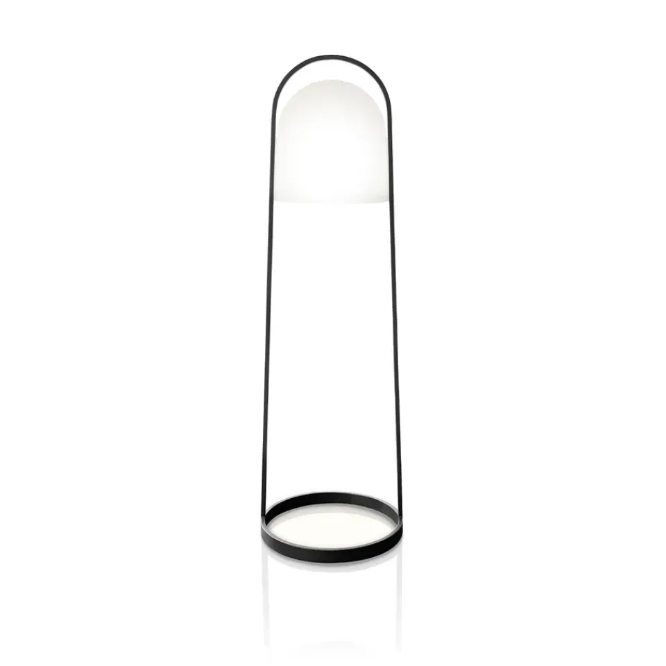 Tea Light Holders, Lanterns & Candle Dishes^Eva Solo SunLight solar lantern 100 cm, White-black WhiteBlack
