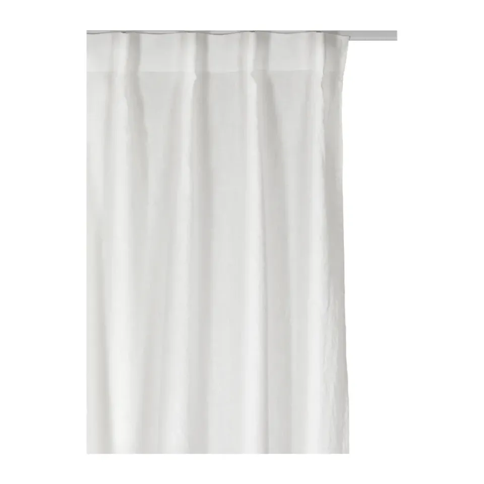 Curtains^Himla Sunrise curtain with pleat band 140x290 cm, White