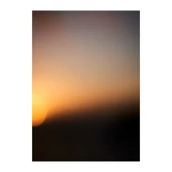 Posters^Paper Collective Sunset 02 poster, 50x70 cm OrangeBlack