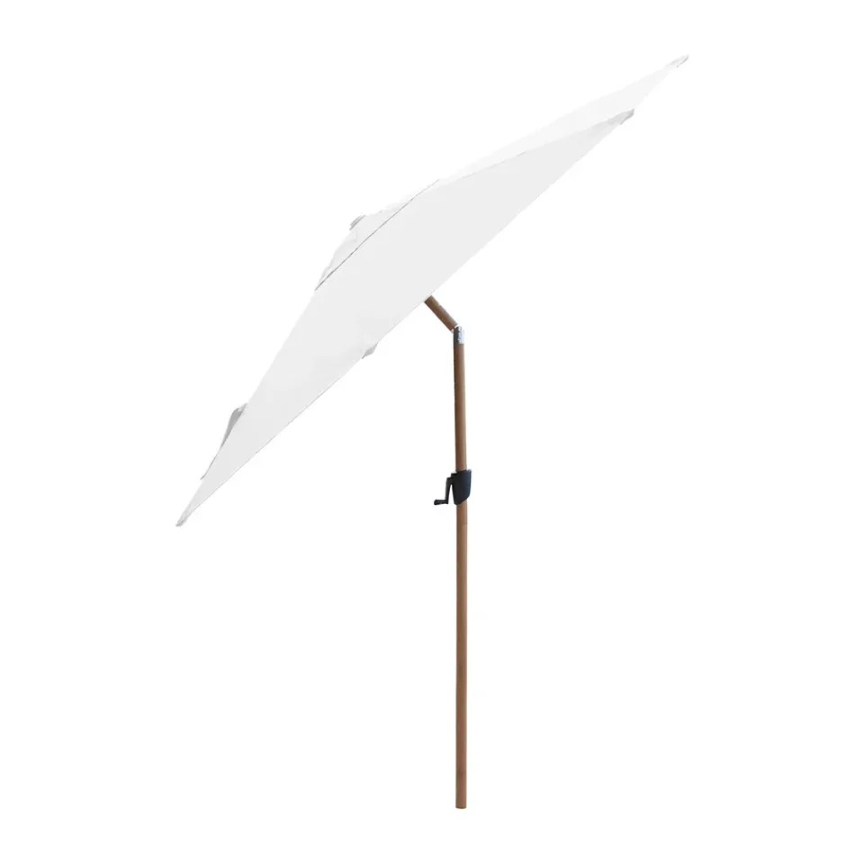 Sun Protection^Cane-line Sunshade parasol tilt Ø3 m, Woodlook-White BrownWhite