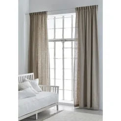 Discount Himla Sunshine curtain with folding band 140x250 cm, Natural Beige