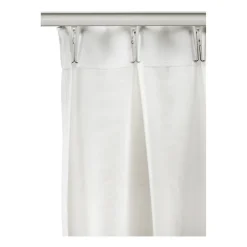 Curtains^Himla Sunshine curtain with folding band 140x250 cm, Ash Grey