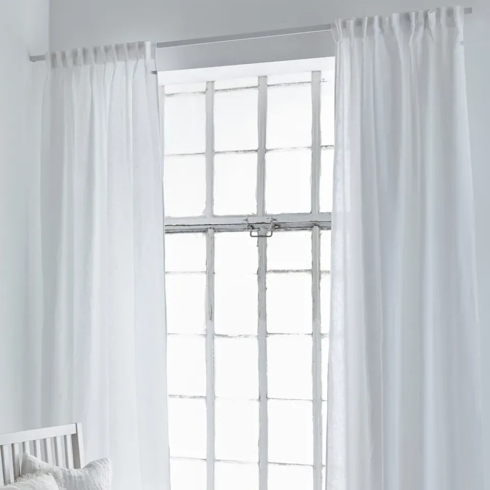 Outlet Himla Sunshine curtain with tie 140x290 cm, White