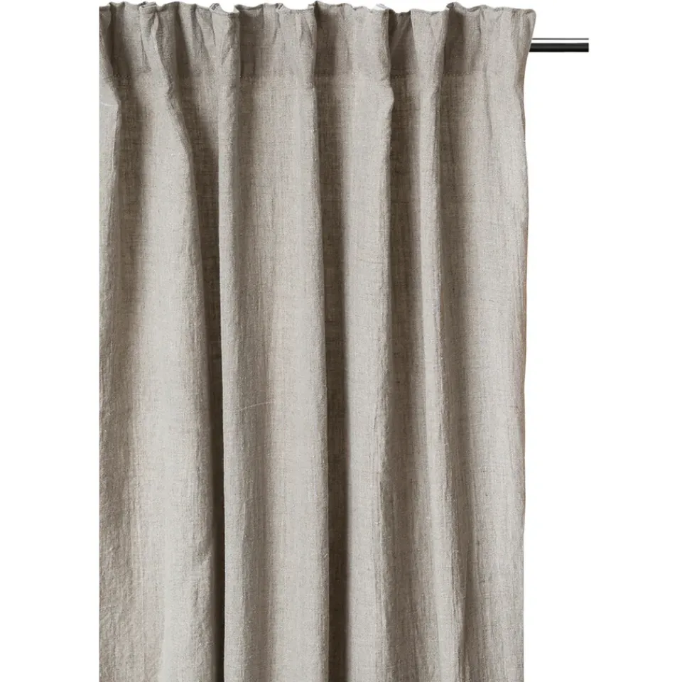 Curtains^Himla Sunshine curtain with tie 140x290 cm, Natural Beige