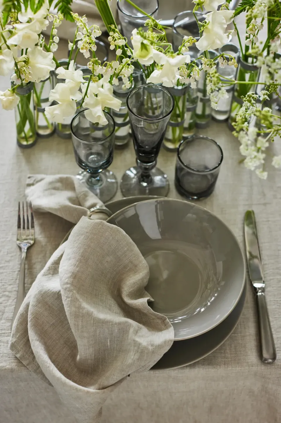 Linen & Cotton Napkins^Himla Sunshine napkin 4-pack, Oatmeal (Natural) Beige