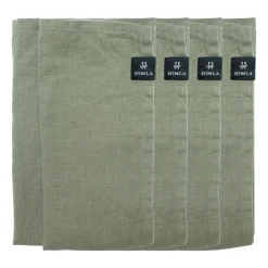 Sale Himla Sunshine napkin 4-pack, Sage Green