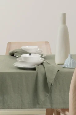 Sale Himla Sunshine napkin 4-pack, Sage Green