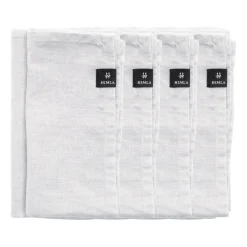 Linen & Cotton Napkins^Himla Sunshine napkin 4-pack, White
