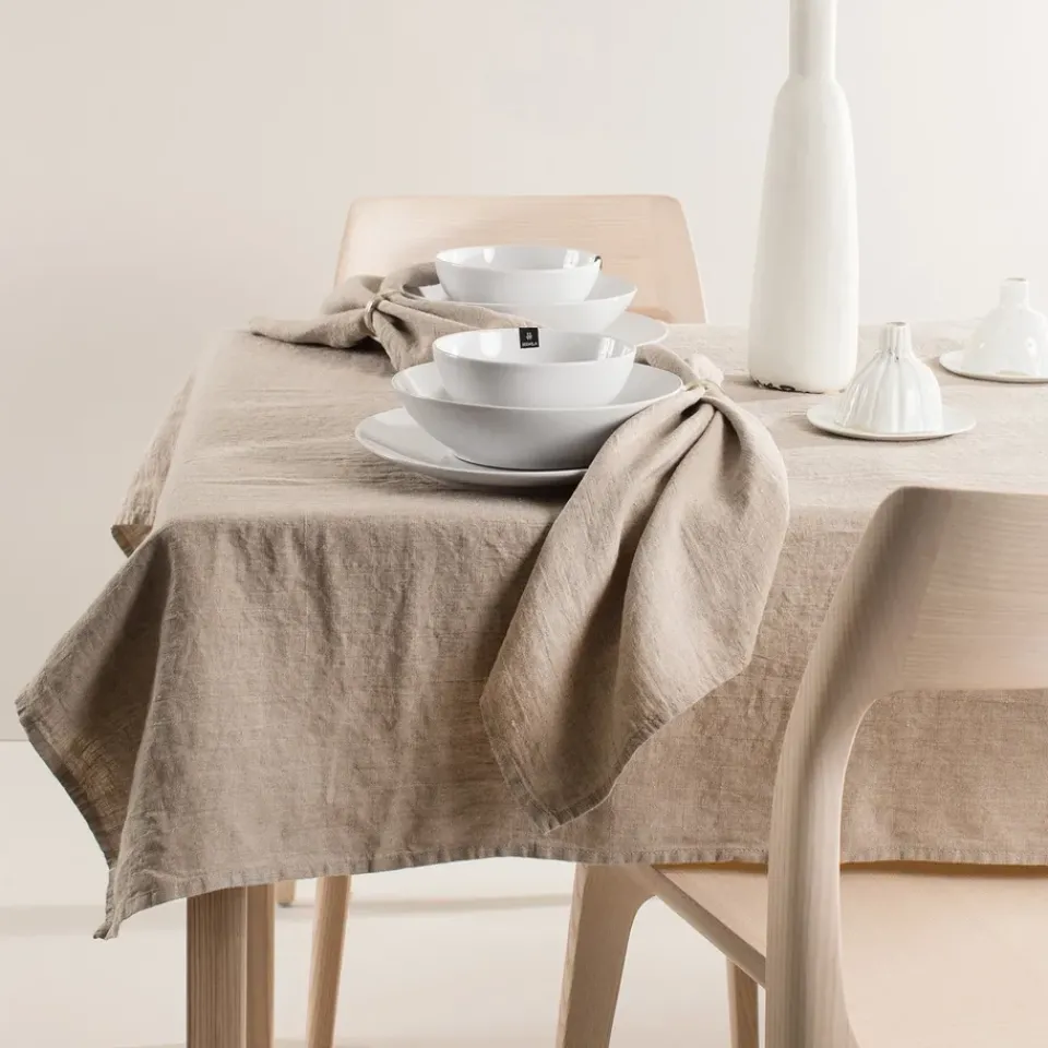 Tablecloths^Himla Sunshine tablecloth natural, 145x330 cm BeigeBrown