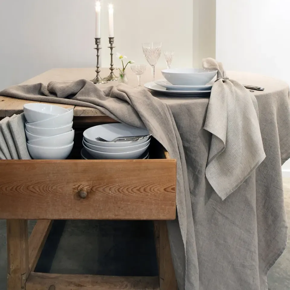Tablecloths^Himla Sunshine tablecloth natural, 145x330 cm BeigeBrown