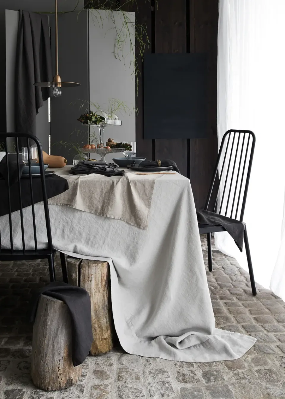 Tablecloths^Himla Sunshine tablecloth natural, 145x330 cm BeigeBrown
