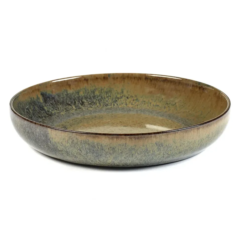 Deep Plates^Serax Surface deep plate 21 cm, indi grey Multi