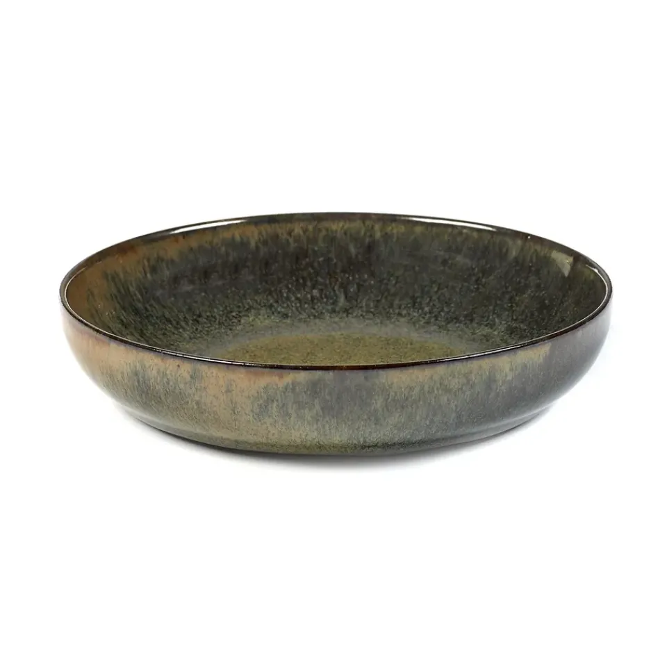 Deep Plates^Serax Surface deep plate 19 cm, indi grey Multi