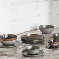 Deep Plates^Serax Surface deep plate 19 cm, indi grey Multi