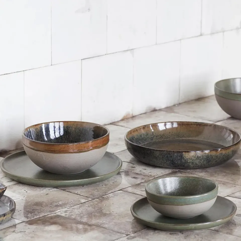 Best Serax Surface deep plate 23 cm, indi grey Multi