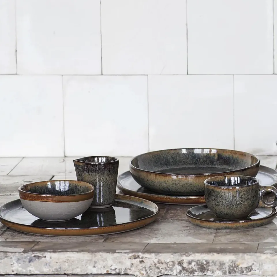 Best Serax Surface deep plate 23 cm, indi grey Multi