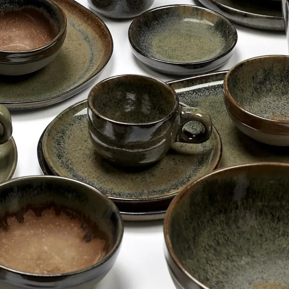 New Serax Surface espresso cup with saucer 10 cl, indi grey Multi