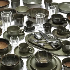 Dinner Plates^Serax Surface tapas plate 15x25 cm, indi grey Multi