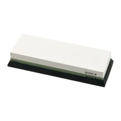 Clearance Dorre Suri whetstone rubber base 18x6x3 cm, 3000/8000 grit WhiteGreen