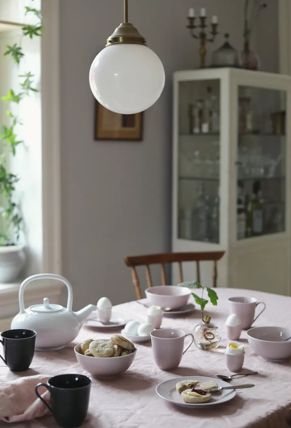 Serving Bowls^Rörstrand Swedish Grace bowl large, rose Pink