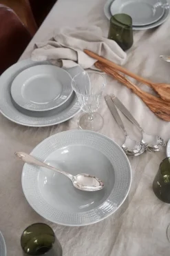 Deep Plates^Rörstrand Swedish Grace deep plate Ø25 cm, Mist Grey