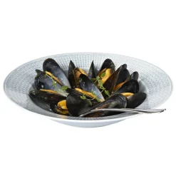 Online Rörstrand Swedish Grace deep plate Ø25 cm, ice (light ) Blue