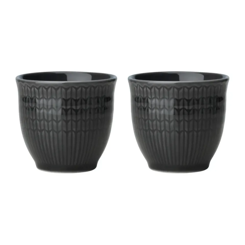 Egg Cups^Rörstrand Swedish Grace egg cup 2-pack, Stone Grey