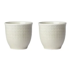 Egg Cups^Rörstrand Swedish Grace egg cup 2-pack, Oat Beige