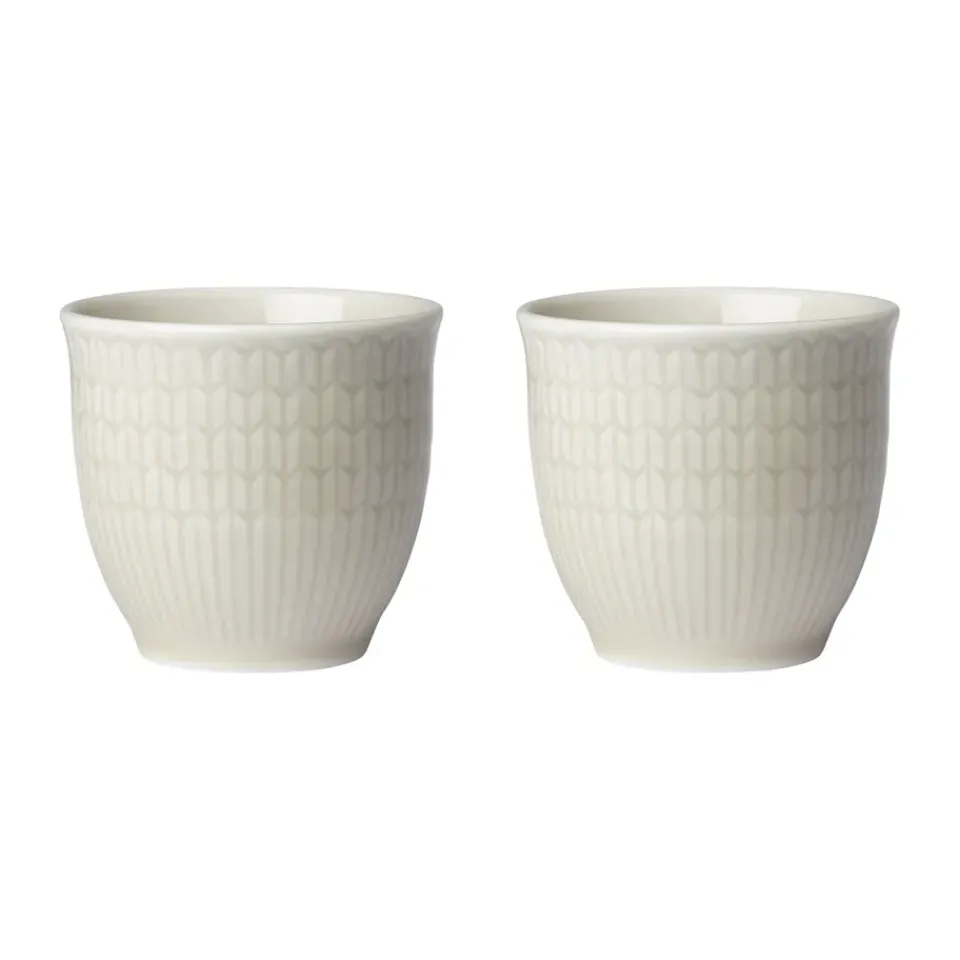 Egg Cups^Rörstrand Swedish Grace egg cup 2-pack, Oat Beige