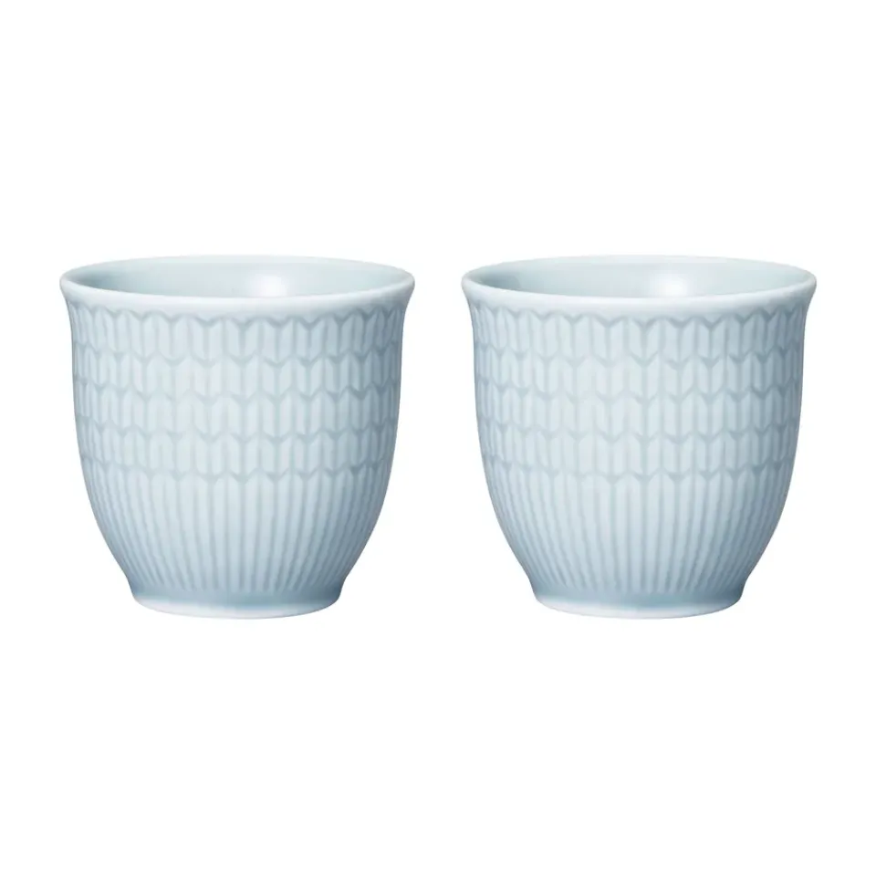 Egg Cups^Rörstrand Swedish Grace egg cup 2-pack, Ice Blue