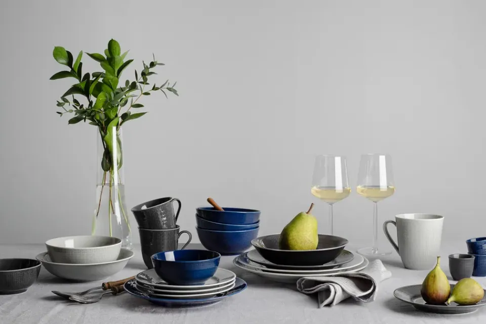 Teacups^Rörstrand Swedish Grace mug large, Mist Grey