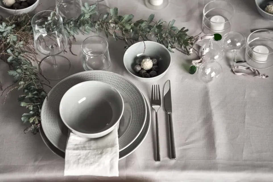 Discount Rörstrand Swedish Grace plate Ø27 cm, Mist Grey
