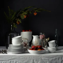 Table Settings & Starter Sets^Rörstrand Swedish Grace starter set snow, 8 pcs White