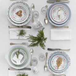 Discount Rörstrand Swedish Grace Winter plate 27 cm, white BlueRedWhite