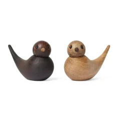 Sale Spring Copenhagen Sweeties swallow decoration 5.4 cm 2 parts, Oak Brown