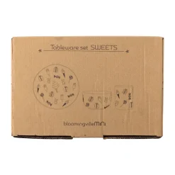 Table Settings & Starter Sets^Bloomingville Sweets dinnerware set 3 pieces, Nature White