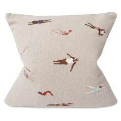 Fine Little Day Swimmers cushion cover 48x48 cm, Beige