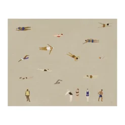 Online Fine Little Day Swimmers poster, , 40x50 cm Beige