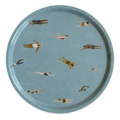 Trays^Fine Little Day Swimmers tray Ø38 cm, Blue