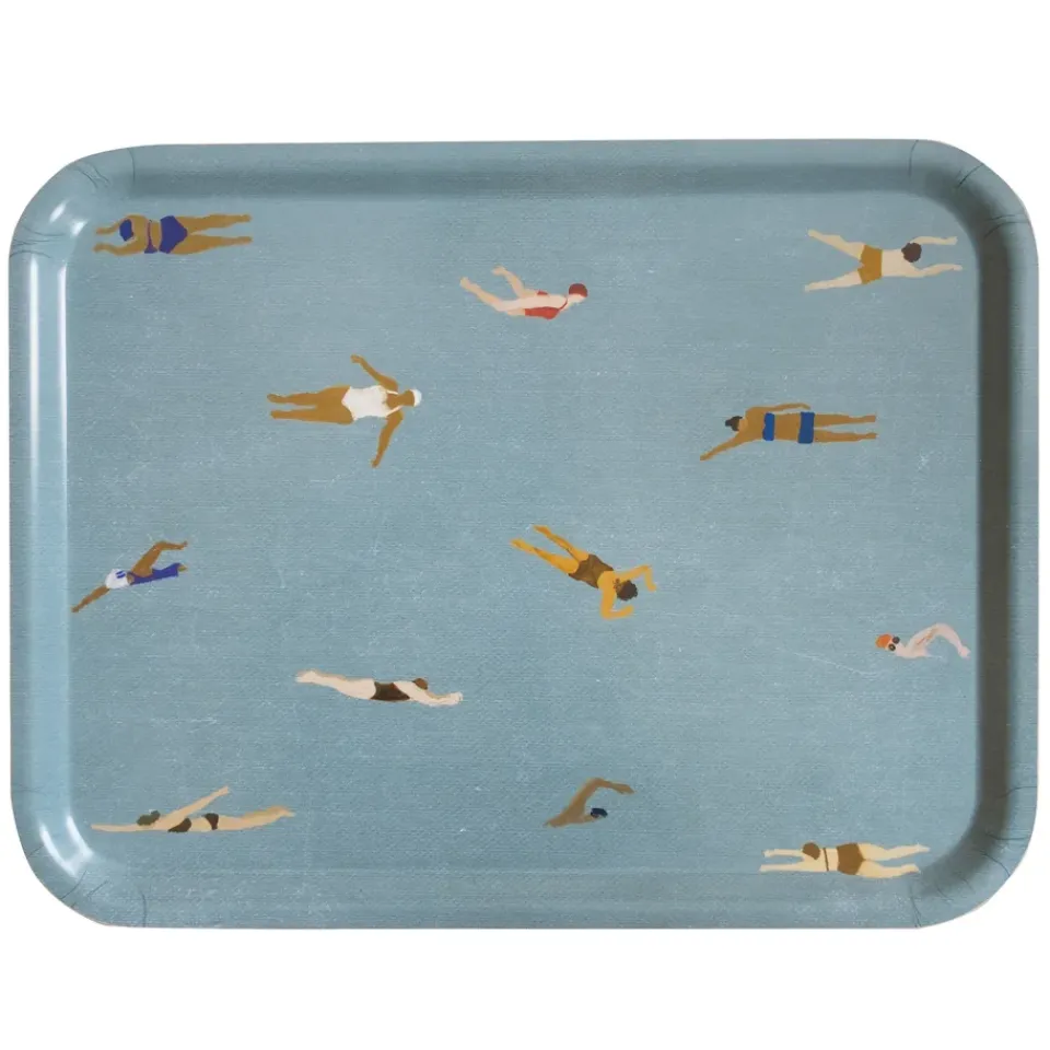 Outlet Fine Little Day Swimmers tray 33x43 cm, Blue