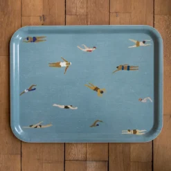 Outlet Fine Little Day Swimmers tray 33x43 cm, Blue
