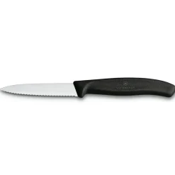 Best Victorinox Swiss Classic vegetable-/paring knife 8 cm, Black Silver-coloured