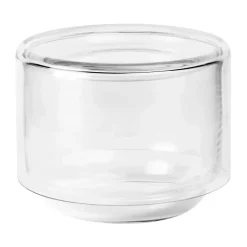 New Broste Copenhagen Sylvia bowl Ø13x10 cm, Clear Transparent