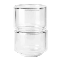 New Broste Copenhagen Sylvia bowl Ø13x10 cm, Clear Transparent